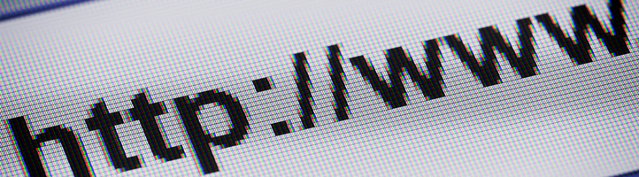 Bestel uw eigen domeinnaam heel eenvoudig, snel en goedkoop - Broadcast Streaming Service Afbeelding toont url
